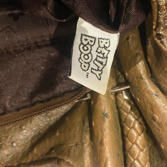 Betty Boop Handbag Brown Betty Boop
Gold Lettering Front & Back - Picture 8 of 10